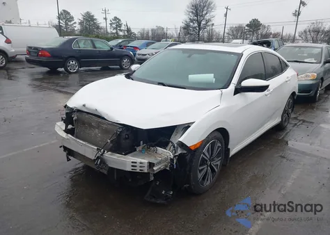 2018 Honda Civic Ex-L из США, поврежденный, VIN JHMFC1F78JX037154